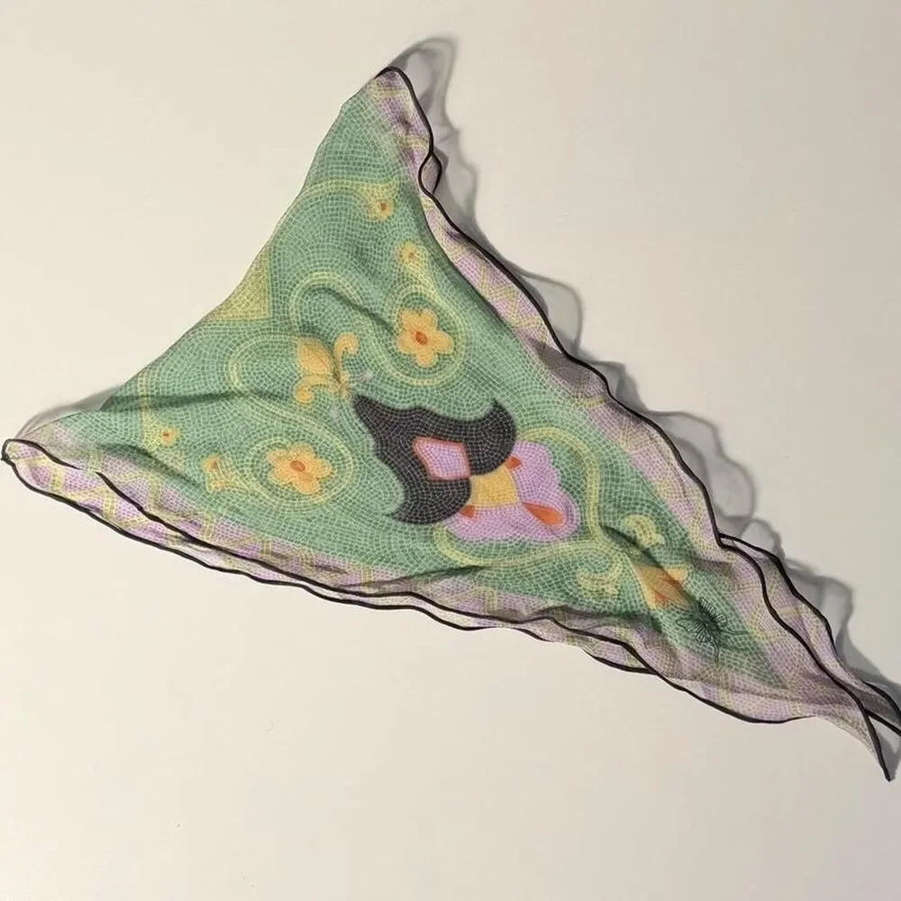 Sheer garden fairy hair scarf